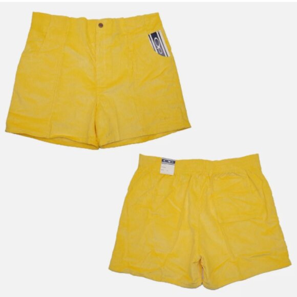 OP Longrider Corduroy Shorts Yellow Dogtown Surf Vintage Men's Size 42 NWT